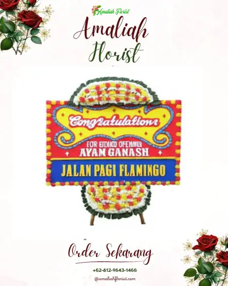 Sewa Papan Bunga Air Padang